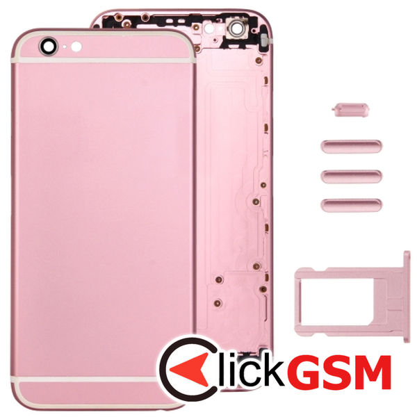 Piesa Piesa Carcasa Cu Capac Spate Pink Apple Iphone 6 4fex