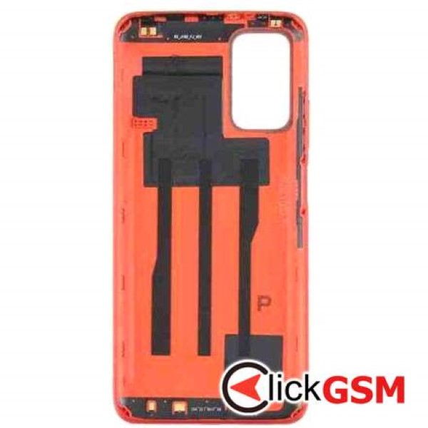 Piesa Piesa Carcasa Cu Capac Spate Portocaliu Xiaomi Redmi 9t Xvn