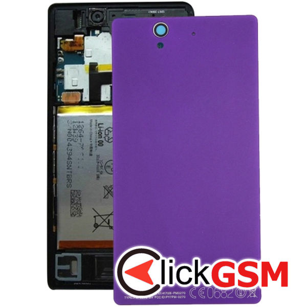 Piesa Carcasa Cu Capac Spate Purple Sony Xperia Z 211e