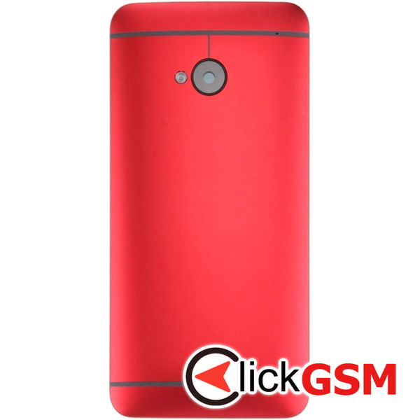 Piesa Piesa Carcasa Cu Capac Spate Red Htc One M7 21bx