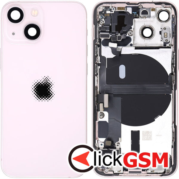 Piesa Piesa Carcasa Cu Capac Spate Roz Apple Iphone 13 Mini 401b