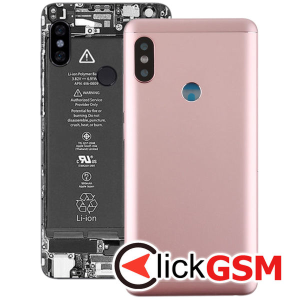 Piesa Piesa Carcasa Cu Capac Spate Si Geam Camera Auriu Xiaomi Redmi Note 5 25vz