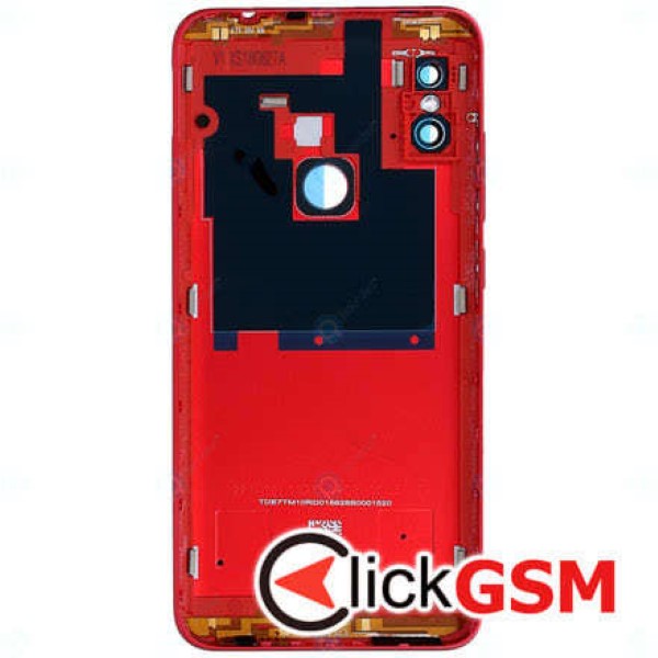 Piesa Carcasa Cu Capac Spate Si Geam Camera Rosu Xiaomi Redmi Note 6 Pro 1c3u