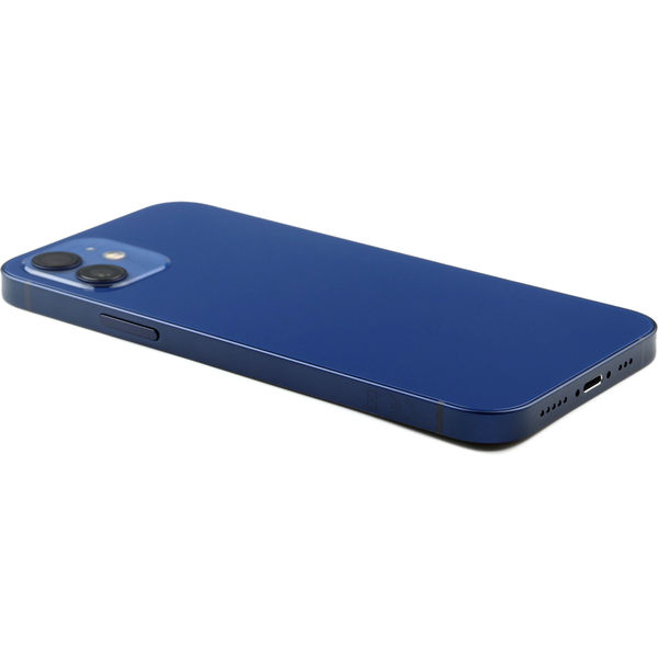 Apple iPhone 12 · Rear Housing with small parts (EU Version) For iPhone 12 Blue Refurbished