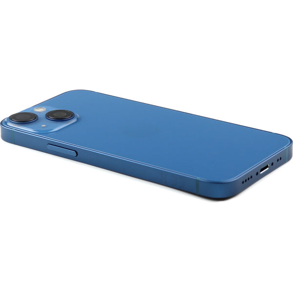 Apple iPhone 13 mini · Rear Housing with small parts (EU Version) For iPhone 13 Mini Blue Refurbished