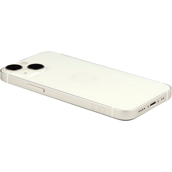 Apple iPhone 13 mini · Rear Housing with small parts (EU Version) For iPhone 13 Mini White Pulled
