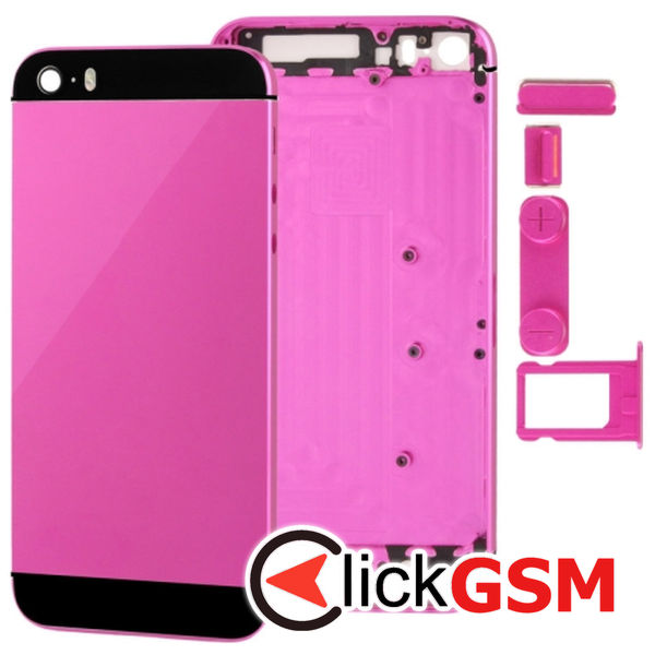 Piesa Carcasa Magenta Apple Iphone 5s 4mz5