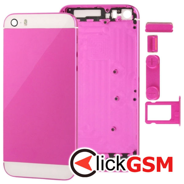 Piesa Carcasa Magenta Apple Iphone 5s 4mzd