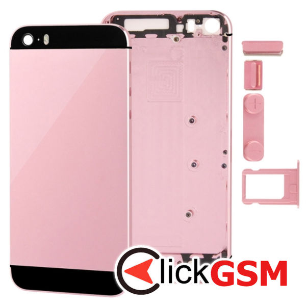 Piesa Piesa Carcasa Pink Apple Iphone 5s 4mz4