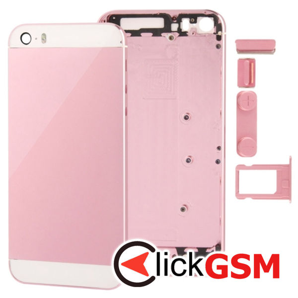 Piesa Piesa Carcasa Pink Apple Iphone 5s 4mza