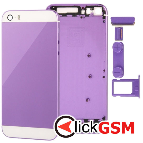 Piesa Piesa Carcasa Purple Apple Iphone 5s 4mze