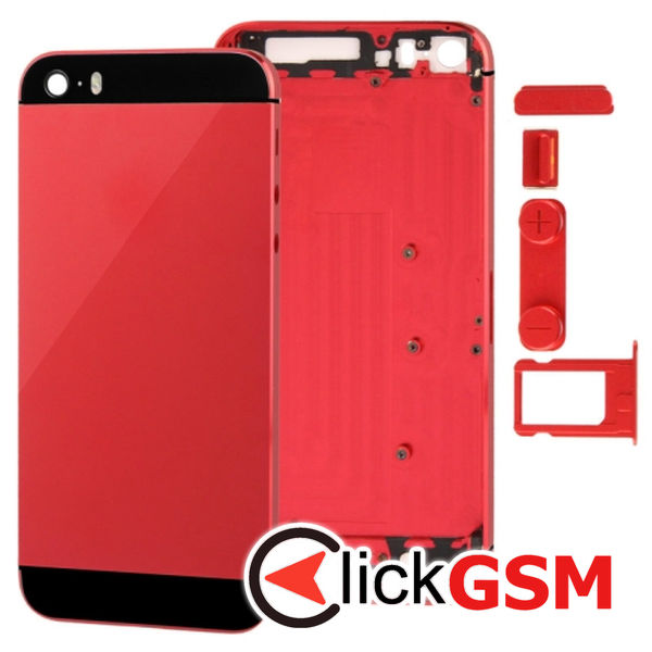 Piesa Piesa Carcasa Red Apple Iphone 5s 4mz7