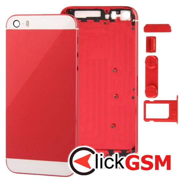 Piesa Carcasa Red Apple Iphone 5s 4mzf