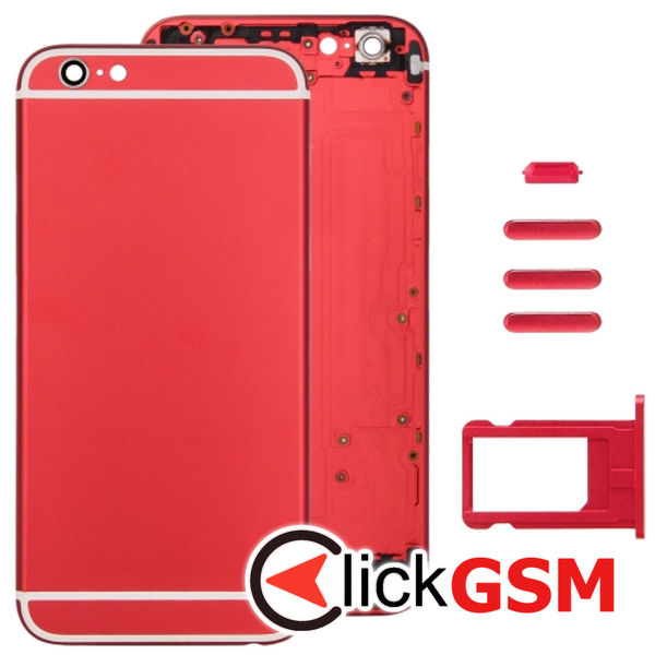 Piesa Carcasa Red Apple Iphone 6 4mzn