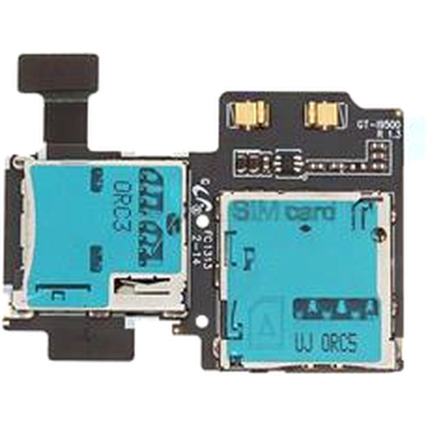 Cititor SIM Samsung Galaxy S4 · SIM Card and Memory Card Connector Flex Cable for Samsung I9500 Galaxy S4 IV
