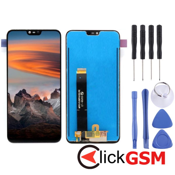 Piesa Piesa Display Black Nokia X6 49wn