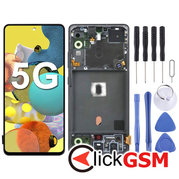 Piesa Piesa Display Black Samsung Galaxy A51 5g 4eio