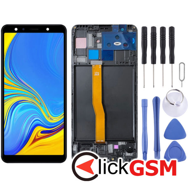 Piesa Display Black Samsung Galaxy A7 2018 4em7