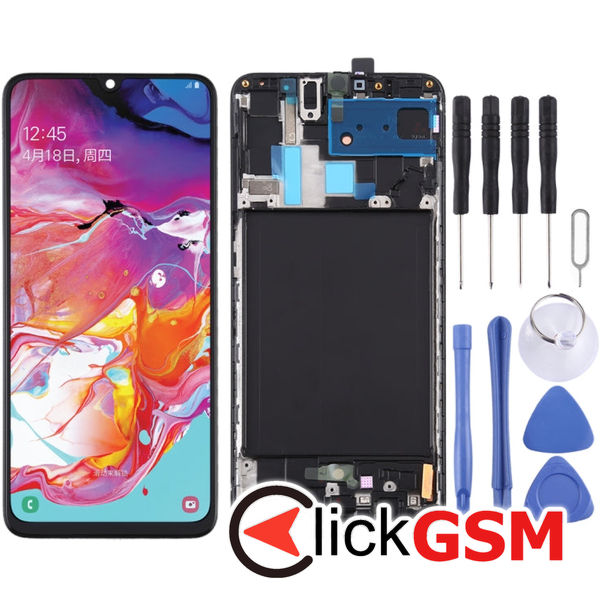 Piesa Display Black Samsung Galaxy A70 4eos