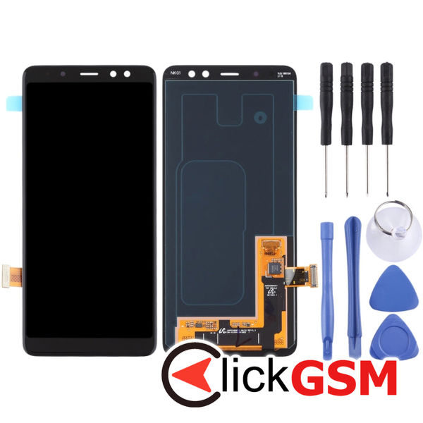 Piesa Display Black Samsung Galaxy A8 2018 4elk