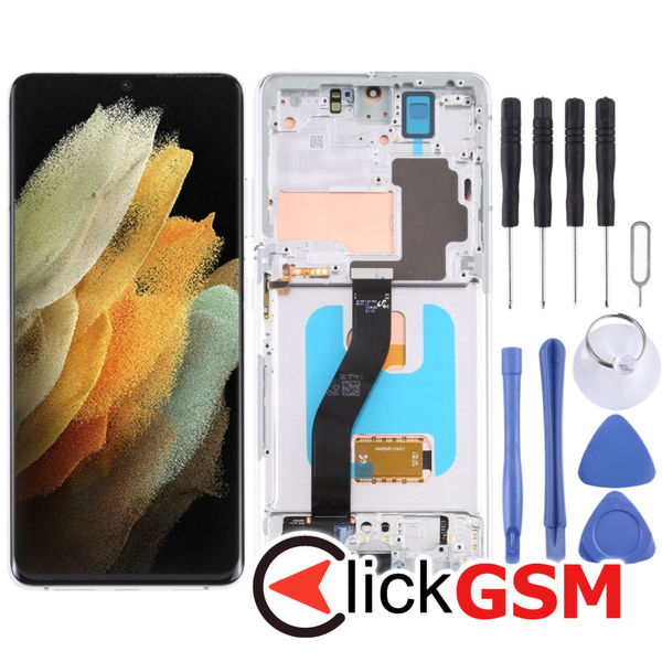 Piesa Piesa Display Black Samsung Galaxy S21 Ultra 5g 4eib