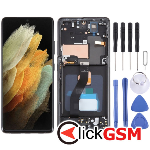 Piesa Piesa Display Black Samsung Galaxy S21 Ultra 5g 4eyr