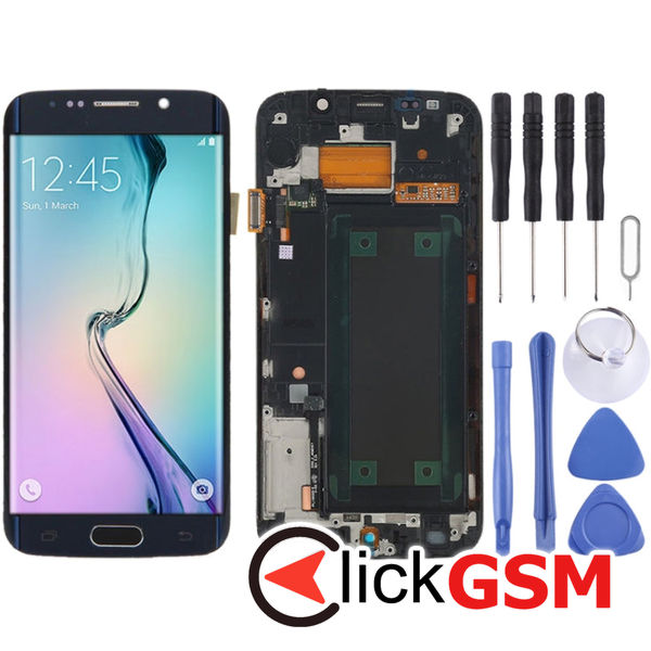 Piesa Piesa Display Black Samsung Galaxy S6 Edge 4eif