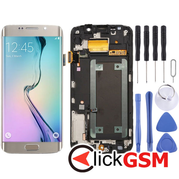 Piesa Piesa Display Black Samsung Galaxy S6 Edge 4eiq