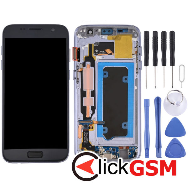 Piesa Piesa Display Black Samsung Galaxy S7 4f0i