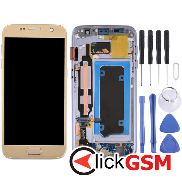 Piesa Piesa Display Black Samsung Galaxy S7 4f0k