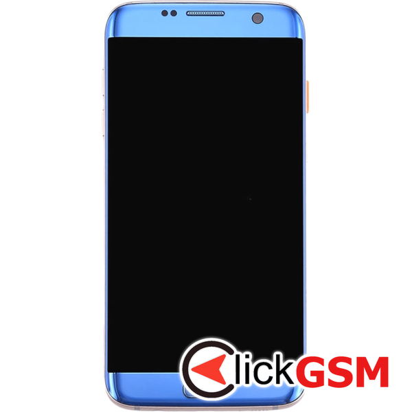 Piesa Display Cu Rama Si Modul Incarcare Blue Samsung Galaxy S7 Edge 4en1