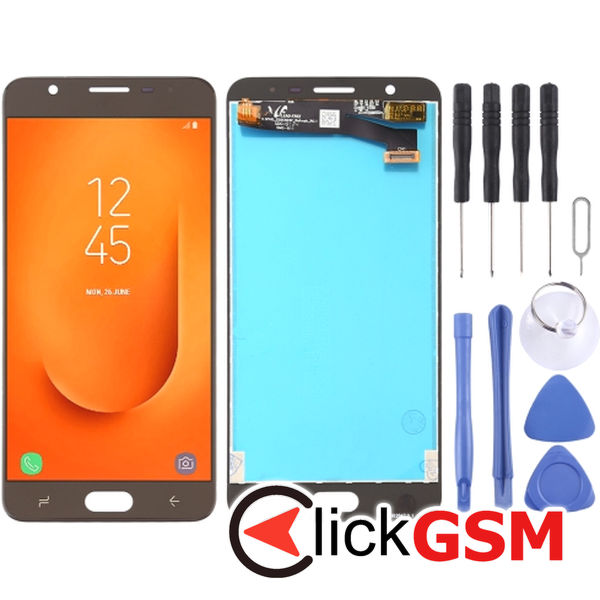 Piesa Piesa Display Cu Rama Si Modul Incarcare Gold Samsung Galaxy S7 Edge 4f0o