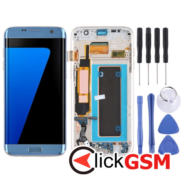 Piesa Display Cu Rama Si Modul Incarcare Samsung Galaxy S7 Edge 4f0n