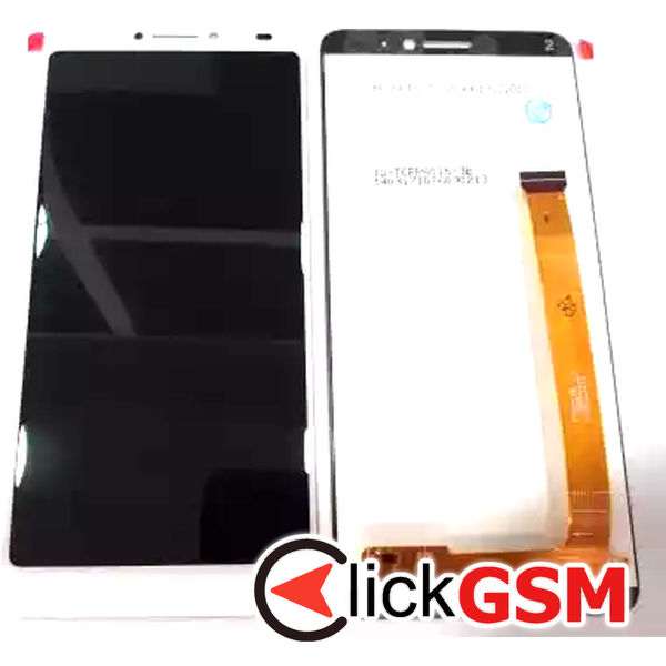 Piesa Display Cu Touchscreen Alb Alcatel 3v 2qsu