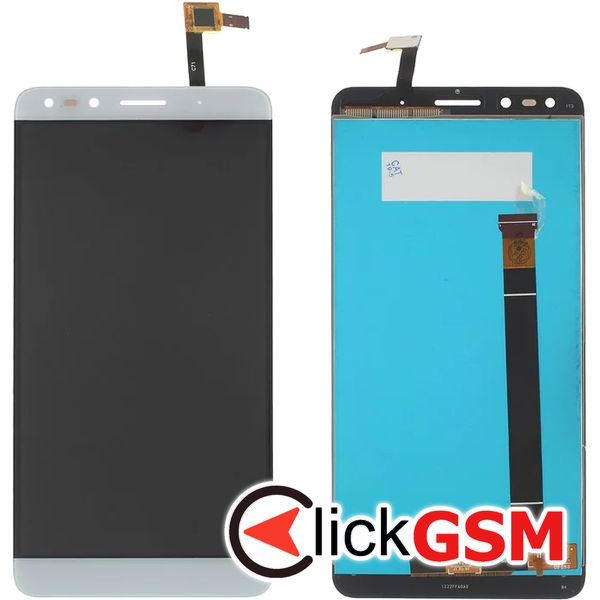 Piesa Display Cu Touchscreen Alb Alcatel Pop 4 4qfn