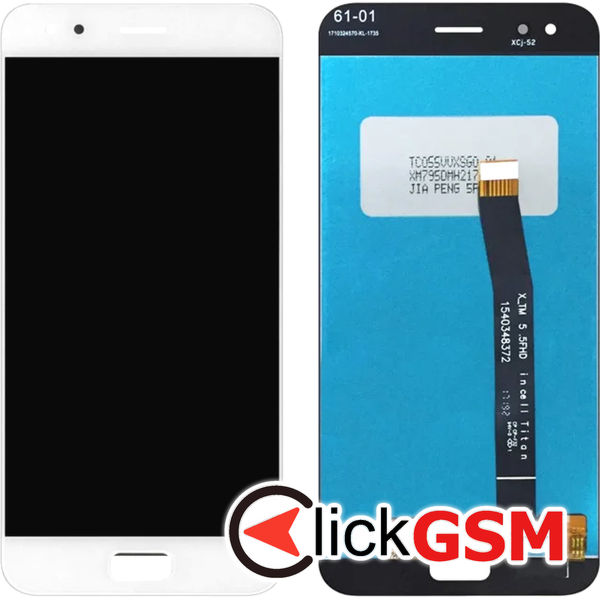 Piesa Display Cu Touchscreen Alb Asus Zenfone 4 4qis