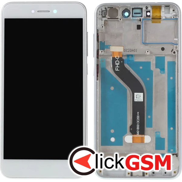 Piesa Display Cu Touchscreen Alb Huawei P8 Lite 2017 4qme