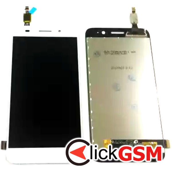 Piesa Display Cu Touchscreen Alb Huawei Y3 2017 3vc