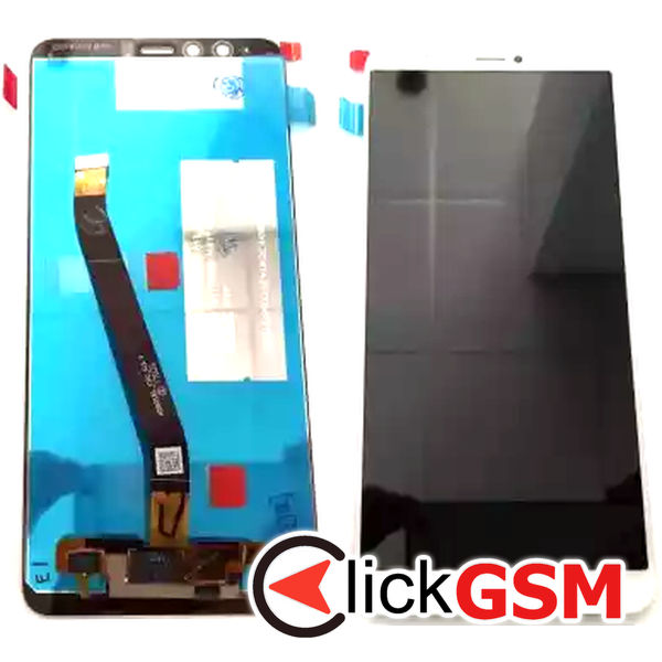 Piesa Display Cu Touchscreen Alb Huawei Y9 2018 Ch4