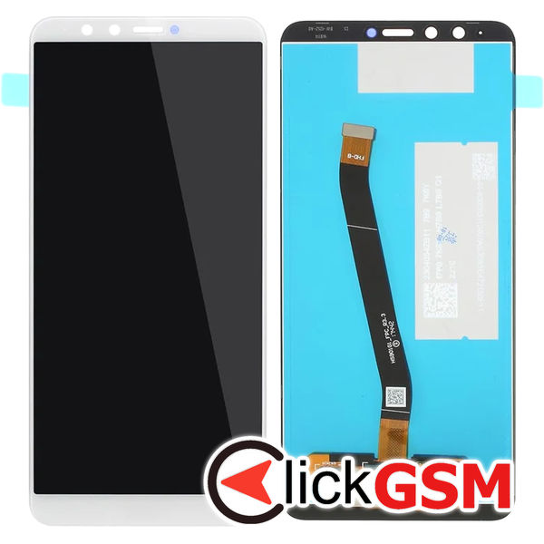 Piesa Display Cu Touchscreen Alb Huawei Y9 4o89