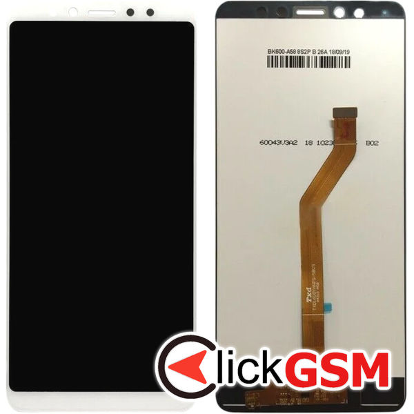 Piesa Piesa Display Cu Touchscreen Alb Lenovo K5 Pro 4soa