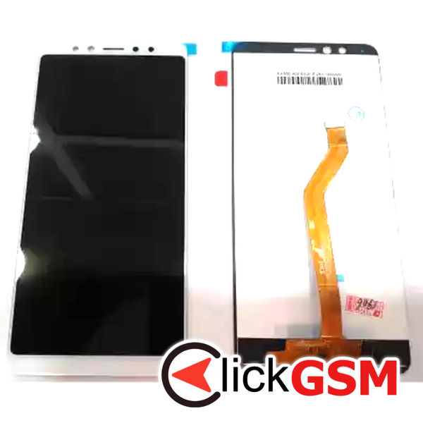 Piesa Piesa Display Cu Touchscreen Alb Lenovo K5 Pro Y2t