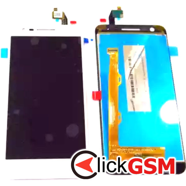 Piesa Piesa Display Cu Touchscreen Alb Lenovo Vibe C2 Lte 2wl3