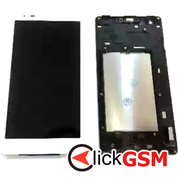 Piesa Display Cu Touchscreen Alb Lg X Style 2136