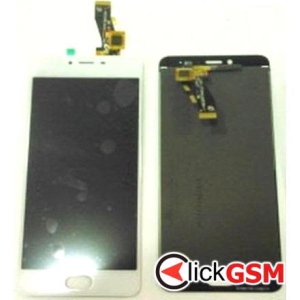 Piesa Display Cu Touchscreen Alb Meizu M3s 2je1