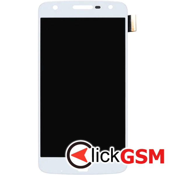 Piesa Display Cu Touchscreen Alb Motorola Moto Z Play 4t76