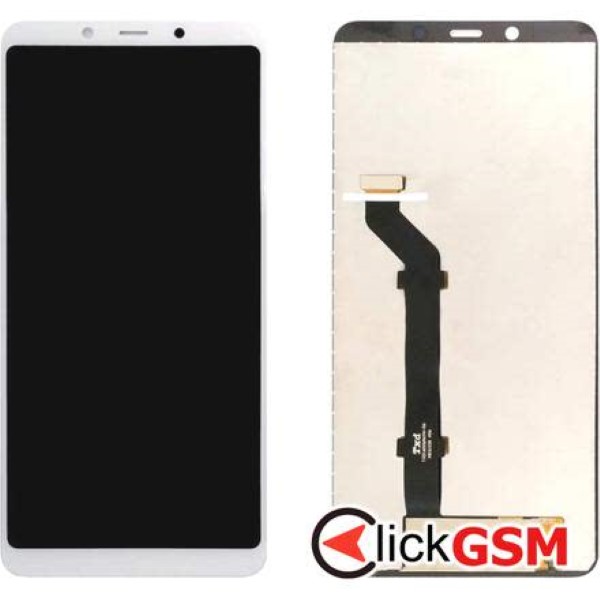 Piesa Display Cu Touchscreen Alb Nokia 3.1 Plus 1y8