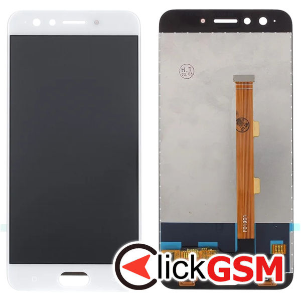 Piesa Display Cu Touchscreen Alb Oppo F3 4u5b