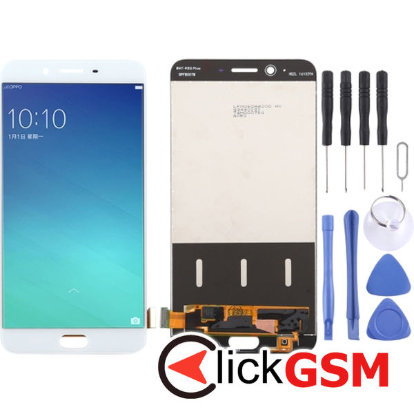 Piesa Piesa Display Cu Touchscreen Alb Oppo R11 Plus 1xr6