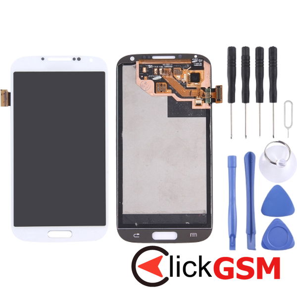 Piesa Piesa Display Cu Touchscreen Alb Samsung Galaxy S4 4f0e